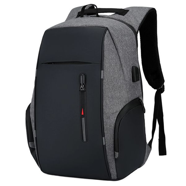 Sac à dos pour ordinateur portable, système de transport ergonomique pour sac de 17 pouces avec Port USB, sacs à dos étanches pour les nécessités quotidiennes 240308