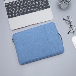 Laptoptas voor MacBook Air M2 Case 12 13.3 14 15 Binnenblaas voor MacBook Pro Air M1 Lenovo Dell HP Huawei Xiaomi Denim Bag