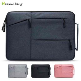 Laptopzak PC Case 13 14 15 Cover Funda Sleeve Portable Case voor MacBook Air Pro 12 13 3 14 1 15 6 inch Redmi Mac Book M1 Laptop 22177