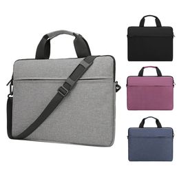 Sac à manches de sac à manches portables sac à main à l'épaule de protection pour PRO 13 14 15,6 pouces Mac Air HP Huawei Asus Dell