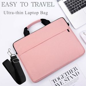 Laptop Bags 13.3 14.1 15.6 Inch Notebook Sleeve Case Travel Carrying for Macbook Air Pro Waterproof Portable Computer Handbag 230511