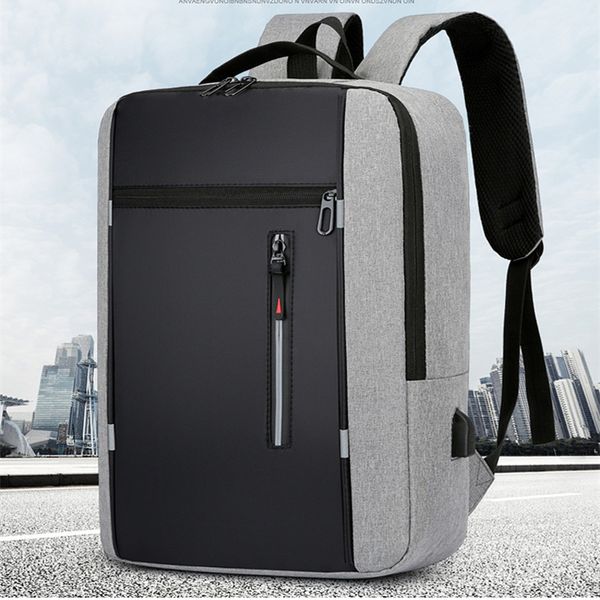 Mochila impermeable para ordenador portátil 2023 para hombre, mochila escolar USB de 156 pulgadas, mochila Unisex para libros, mochila elegante para hombre 230701