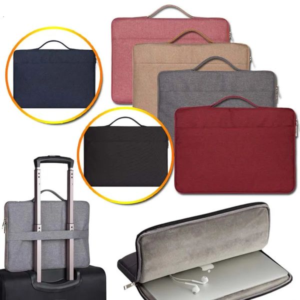 Sacs pour ordinateur portable Sac d'ordinateur portable pour 14 pouces/15,6 pouces/11,6 pouces/12 pouces/13,3 pouces Housse d'ordinateur universelle étanche Étui de style portable 231019