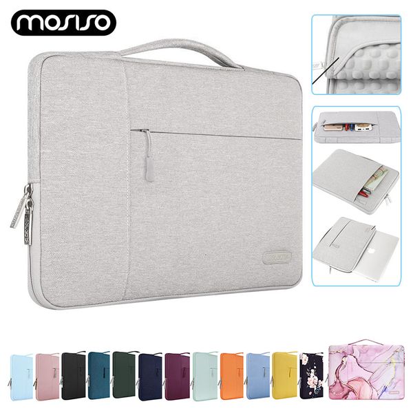 Sacs pour ordinateur portable Sac pour ordinateur portable pour Macbook Air Pro 13 15 11.6 13.3 14 16 17.3 pouces étanche pour ordinateur portable épaule sac à main porte-documents housse 230306