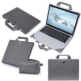 Bolsas para ordenador portátil, funda de cuero para portátil para Macbook Air 13 A2337 A2179 A2338 M1 Chip Pro 13 12 15 A2289 para Mac book Pro 16 A2141, funda 14 230306