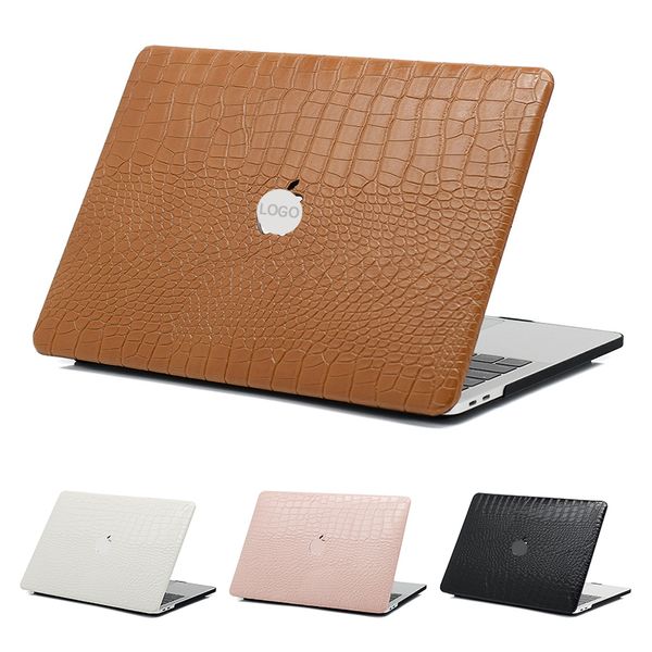 Bolsas para portátiles Funda para portátil de cuero para MacBook Air 13.3 Cubierta dura M2 M1 Cubierta protectora A2442 14 Pro Notebook PU Pegatina Shell Skin 230306