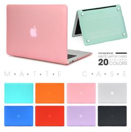 Étui à ordinateur portable pour Apple MacBook Mac Book Air Pro Retina New Touch Bar 11 12 13 15 pouces Hard Hard Hover Cover 133 Bag Shell4287781