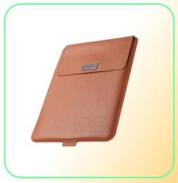 Laptoptas Sleeve Bag Voor Macbook Air 11 12 13 Pro 15 Handtas 133quot154quot 156quot inch PU Lederen Notebook Cover Dell5175115