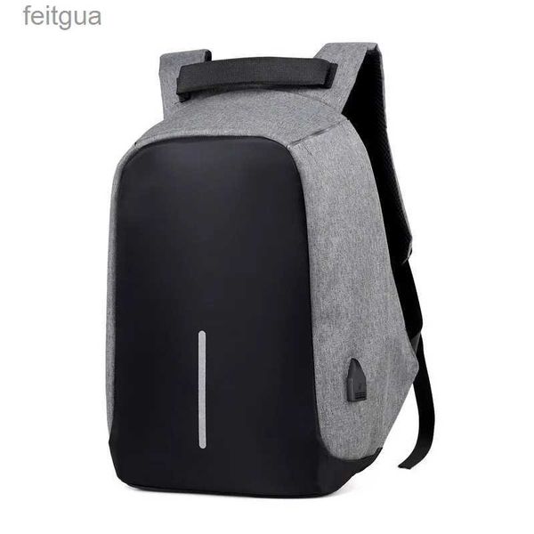 Laptop Cases Mochila Bolsa antirrobo Hombres Mochila para computadora portátil Mochila de viaje Mujeres de gran capacidad Negocios Carga USB Estudiante universitario Bolsas de hombro escolares YQ240111