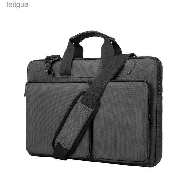 Estuches para portátiles Mochila Bolsa para computadora portátil de negocios Maletín para computadora portátil Bolso Bolso de hombro para hombre Hombre para Macbook Surface Air Pro Chromebook Galaxy Book YQ240111