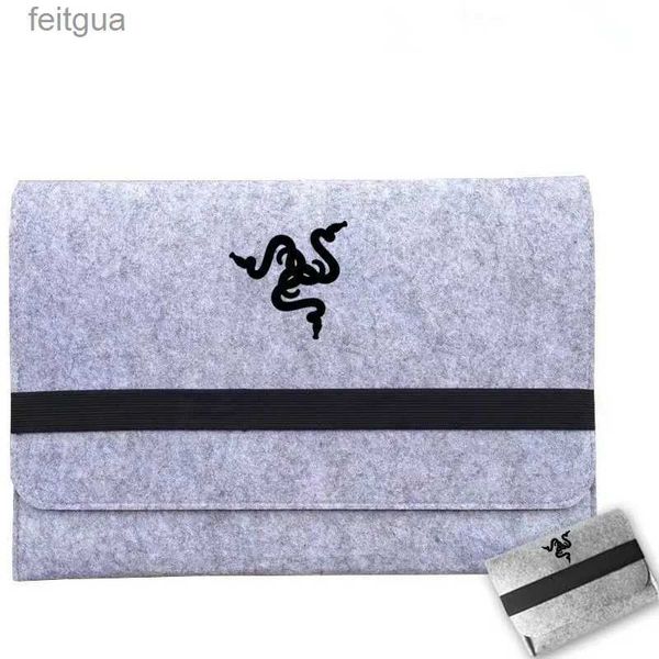 Estuches para computadora portátil Mochila Bolsa de fieltro resistente al polvo y a las caídas personalizada para Razer Gaming Laptop Funda interior 13.3 14 15.6 16 17.3 18 pulgadas Bolsa de alimentación de almacenamiento YQ240111