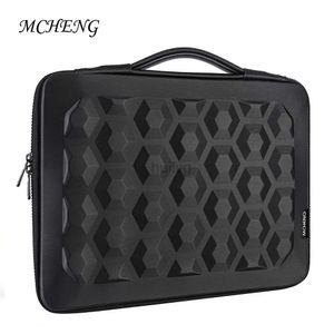 Estuches para computadora portátil Mochila DOMISO 10 13 14 15.6 Manga Bolsa Cáscara dura Cuero de PU Portátil A prueba de golpes Impermeable Negocio Cremallera Estuche de viaje 24328