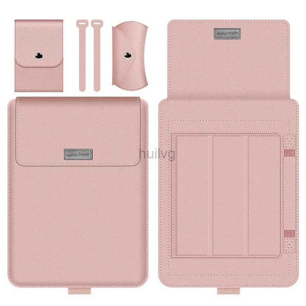 Estuches para portátiles Mochila Pu Funda de cuero Funda para Macbook Air Pro 13 M2 M1 2022 2020 14 16 2021 Funda para portátil HP Dell ASUS 15.6 17 pulgadas 24328