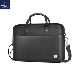 Laptoptassen Rugzak WiWU Hali Laptop Messenger Bag voor MacBook Air 15.3 PU lederen notebooktas voor MacBook Air Pro 13 14 16 Tas voor HP/Dell 15.6