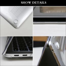 Cas d'ordinateurs portables pour MacBook Pro 14 Case M2 A2779 2023 Pro 16 Cover M3 M1 Mac Book Air 13 Case 2022 13.6 A2681 Air 15.3 A2941
