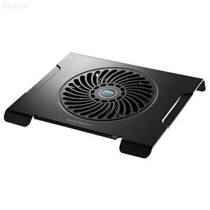 Tapis de refroidissement pour ordinateur portable Cooler Master CMC3 refroidisseur pour ordinateur portable ventilateur unique 1 port USB compatible avec ordinateur portable 9 ~ 15,4 pouces L230923