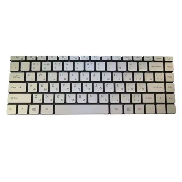 Clavier d'ordinateur portable pour Chuwi Lapbook SE CWI528 CWI547 13.3 Russie Ru MB3081004 YXT-NB93-93 Silver avec rétro-éclairage sans cadre nouveau