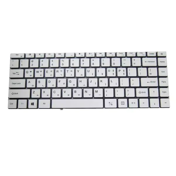 Clavier d'ordinateur portable pour Chuwi Lapbook SE CWI528 CWI547 13.3 Korea KR MB3081004 YXT-NB93-93 blanc sans cadre nouveau