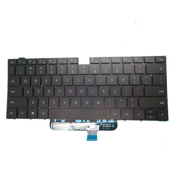 Clavier d'ordinateur portable pour Huawei Magicbook Pro HBL-W19 HBL-W29 HLY-W29R HLY-W29RP 9Z.NG2LN.001 Black United États-Unis