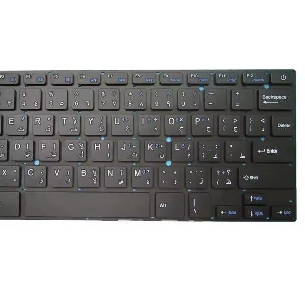 Clavier d'ordinateur portable pour i-life zed air h2 noir sans cadre arabia ar