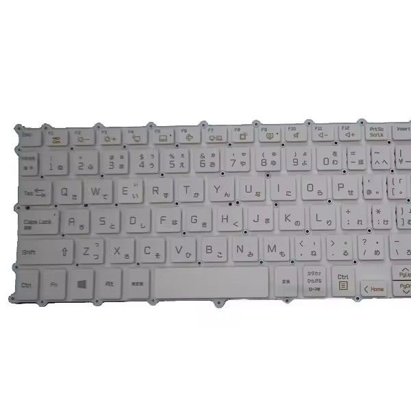 Teclado portátil para LG 15Z980 15ZD980 SG-90910-2VA Japón JP White sin marco