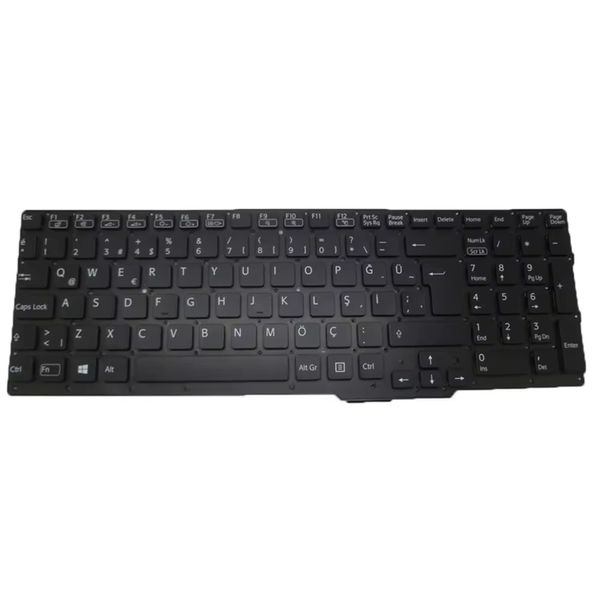 Clavier pour ordinateur portable pour Sony Vaio SVS15 série 9Z.N6CBF.60T 149066011TR 55012FVN2G0-035-G TURKISH TR NOUVEAU NOUVEAU