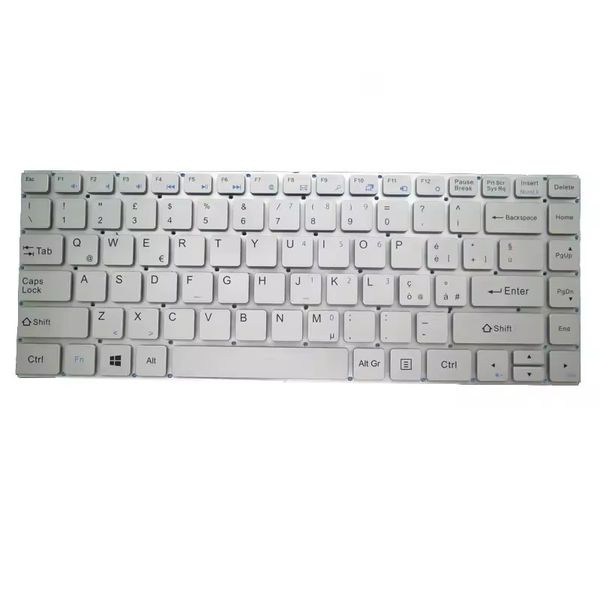 Teclado portátil para Teclast F6 Pro New Silver sin marco sin retroiluminado Italiano