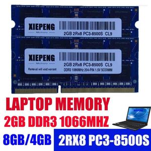 Mémoire de serveur d'ordinateur portable, 2 go, 2Rx8 PC3-8500S, RAM DDR3, 4 go, 1066 MHz, 8 go, Pc3 8500, pour CQ32, CQ41, CQ621, 4311s, 4321s, 4410s, 6540b, SODIMM