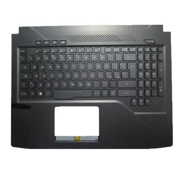 Teclado reposamanos para portátil para ASUS GL503VM-1A negro con retroiluminación sin panel táctil IT italiano 90NB0GI1-R31IT0 V170146DK1 IT