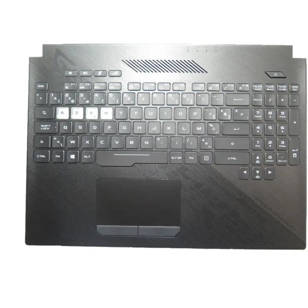 Clavier repose-paume pour ordinateur portable ASUS GL504GM-1B, nouveau couvercle noir avec rétro-éclairage et pavé tactile BE belgique 90NR00K2-R31BE0 V170162