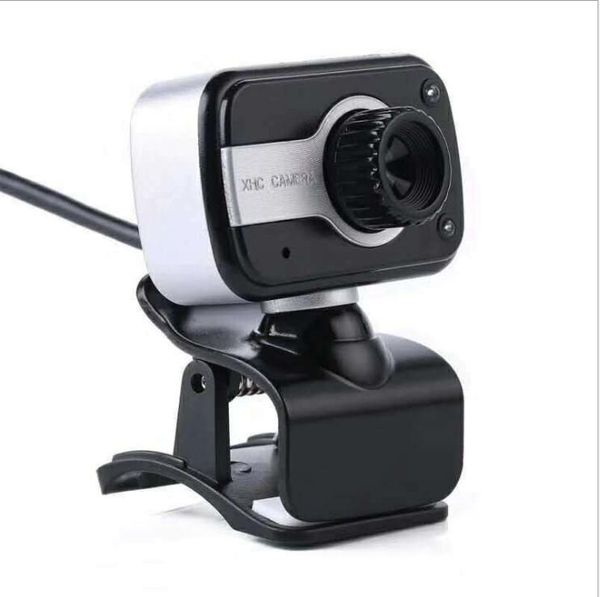 V3 480P PC portable USB Clip WebCam Caméra Web Fonction rotative à 360 degrés Microphone intégré