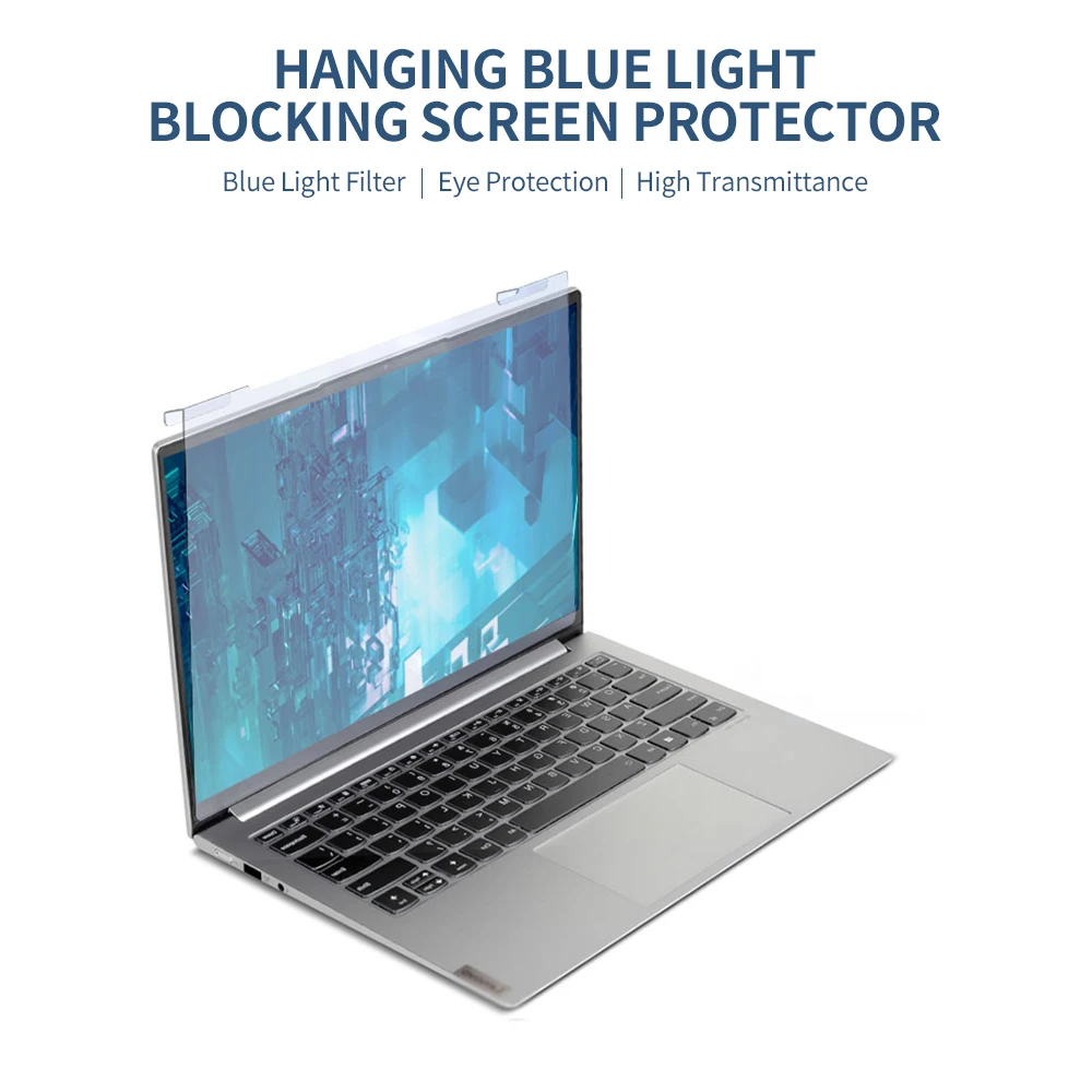 Dizüstü Bilgisayar Ekran Koruyucu Asılı Mavi Işık Bloko Edecek 17.3 '' '' 16: 9 en boy oranı ile Dizüstü Bilgisayar için Yüksek Dönüşüm Filmi