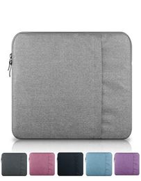 Sac à manches d'ordinateur portable 12 13 133 14 15 156 pouces Sacs de carnet imperméables Funda pour MacBook Air Pro 16inch Couvre-cas informatique6188211