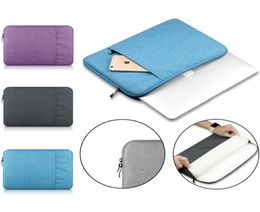 Laptop Sleeve Cases 11 12 13 15Inch voor MacBook Air Pro 129quot iPad Soft Cover Bag Case Samsung Computer9043594