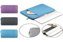 Laptop Sleeve Cases 11 12 13 15Inch voor MacBook Air Pro 129quot iPad Soft Cover Bag Case Samsung Computer4080294