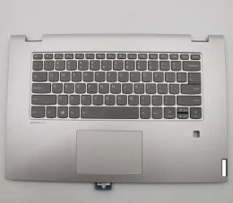 Original nuevo para Lenovo IdeaPad C340-15IWL Palmrest Touchpad cubierta teclado US Silver 5CB0S17702