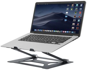 Support d'ordinateur portable pour bureau, Support de tablette pour ordinateur portable, Support de Table en aluminium pour Macbook iPad, Base pliable de refroidissement pour ordinateur portable 2760637