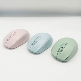 Ordinateur portable Universal Wireless Bluetooth souris rechargeable à double mode silencieux de bureau pour filles