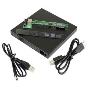 Livraison gratuite ordinateur portable USB vers Sata CD DVD RW lecteur boîtier externe Caddy Bmkeq
