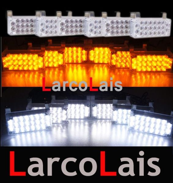 LarcoLais 6x22 LED lumières stroboscopiques feu clignotant clignotant récupération d'urgence lumière de sécurité ambre blanc 6361450