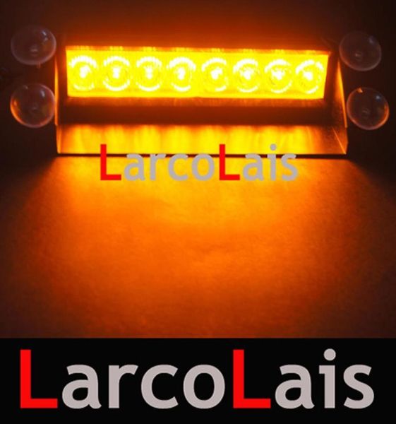 LarcoLais 8 LED lumières stroboscopiques haute puissance pompier clignotant avertissement d'urgence feu voiture camion moteur Light4289213