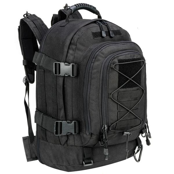 Grand sac à dos tactique 60L pour hommes femmes, sacs à dos de randonnée résistants à l'eau en plein air, voyage pour ordinateur portable 240102