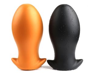 Grand bouchon de crosse anal avec tbar bases en silicone en silicone massage de massage de massage anal dilator vaginal sex Toy pour femmes hommes couple 3029090
