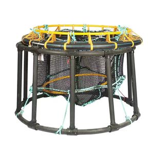 Grande cage d'aquaculture, saumon, pisciculture noire, engins de pêche, faible coût, flexible, facile à utiliser, vente directe des fabricants, remise importante