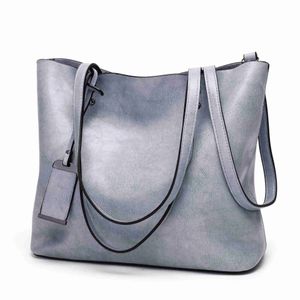 Grands sacs classiques épaule réelle en cuir oxydation de la mode sac de voyage sac à main