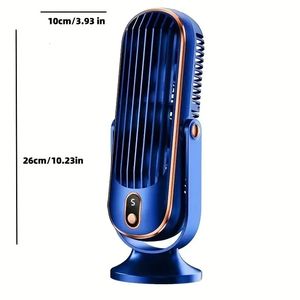 Grande batterie double moteur ménage petit refroidisseur d'air 5 vitesse ventilateur de refroidissement 720 ° Louleur surround Portable USB 240424