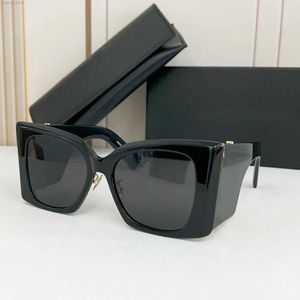 Grandes lunettes de soleil Blaze noires pour femmes, grandes lunettes de soleil de stylistes Sonnenbrille gafas de sol UV400, lunettes de Protection avec boîte