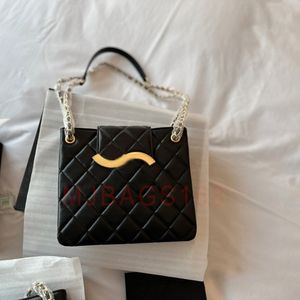 Mini sac fourre-tout de luxe pour femmes, sac à bandoulière de styliste, sac à rabat, sac à main classique rétro en treillis de diamant, à la mode, grandes paillettes métalliques, sac matelassé