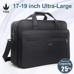 Maletines grandes para hombres Bolsa de lona 156 pulgadas 17 19 Estuche para computadora portátil Bolsas de trabajo Office Messenger 240308