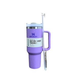 Grande capacité 304 tasse d'aspirateur en acier inoxydable voyage en extérieur paille thermos tasset